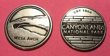 Vintage Design - Canyonlands National Park Mesa Arch Collectible Token picture
