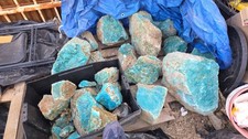 blue  chrysocolla rough (By The Pound) 1 inch to 3 inches sizes   picture