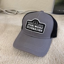 Vintage Star Wars Celebration Hat/Cap Black gray 2020 rare Anaheim CA EXCLUSIVE picture