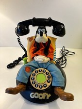 Vintage Disney Animated Talking Goofy Telephone Corded Landline 1990s WORKS picture