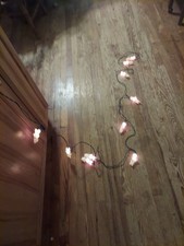 VINTAGE 2000 TPC PILLSBURY DOUGHBOY  10 STRING LIGHTS CHRISTMAS OR PARTY DECOR picture