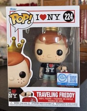 Funko Pop I Love NY: TRAVELING FREDDY #224 FAO Schwarz Exclusive w/Protector picture