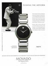 Movado The Museum Watch Macy'S 1990S Vtg Print Ad 8X11 Wall Poster Art picture