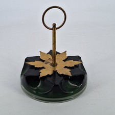 Vtg Green Rubel Glass Co Lazy Susan Centerpiece But No Tray picture