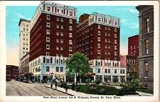 St. Paul MN-Minnesota, New Hotel Lowry, Exterior Buildings, Vintage Postcard picture