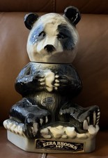 VINTAGE 1972 EZRA BROOKS PANDA BEAR DECANTER picture