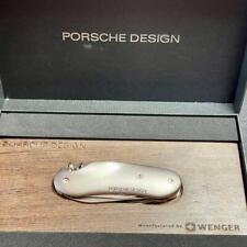 Extremely Rare PORSCHE DESIGN WENGER SILVER Swiss army knife multi tool picture
