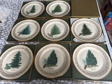Lenox 1976-1982 Set Of 8 Annual Christmas Commemorative Trees Collector Plates 2 picture
