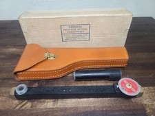 VTG Federal Precision Optical Range Finder Instrument Leather Sheath Near Mint picture