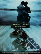 1999 Chaumet Spirit Class One Series Divers' Rubber Steel Watch Vintage Print Ad picture