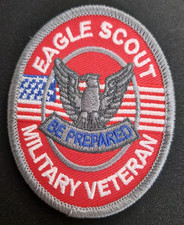 Military Veteran (Eagle Scout) Patch (BRAND NEW) 2.5