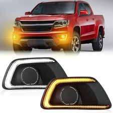 LED Front Bumper Fog Lights Kit for Chevy Colorado 2015-2019 2020 (Not Fit ZR2) picture