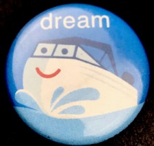 Dream Boat Pin Button Pinback picture