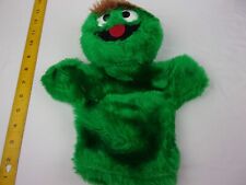 Oscar the Grouch Applause Green hand puppet Muppet Doll VINTAGE picture