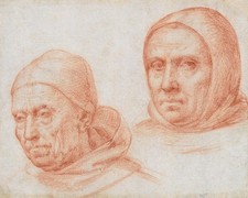 Two Dominican Friars by Fra Bartolomeo 8x10 Catholic painting print St Dominic picture