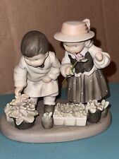 Vintage Kim Anderson Enesco Figurine With A Whisper Of Lace Flowers picture