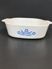CorningWare Blue Cornflower Square Casserole Dish 1 1/2 quart picture