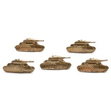 5 X NEW CZECHOSLOVAKIA ARMY MILITARY TANK TROOPS BADGES PINS INSIGNIA LAPEL PINS picture