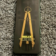 Vintage Helix Giant Bow Compass TC081 Made in Germany with Lead Great Condition picture