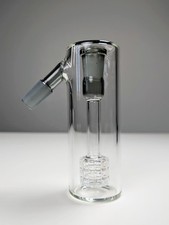 14mm 45° Black Matrix Perc Ash Catcher Premium Tobacco Water Pipe Bong Bubbler picture