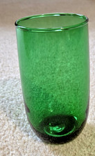Anchor Hocking Forest Green Roly Poly Flat Juice Glass - 1 picture