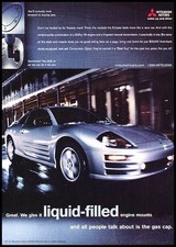 2001 Mitsubishi Eclipse Vintage Advertisement Print Art Car Ad J274 picture