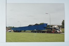 Collett Heavy Haulage Scania Truck Blue Steel Beam Transport c1990s Photo picture