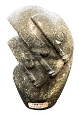 Signed Cuthbert Tendayi Ma And Twins Shona Stone Sculpture Zimbabwe picture