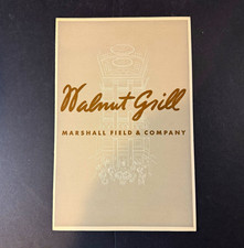 Vtg 1936 Marshall Field’s Walnut Grill Menu Chicago Great Depression Ephemera picture
