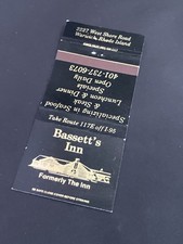 Vintage Rhode Island Matchbook “Bassett’s Inn” Warwick picture