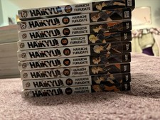 Haikyu Manga Comic Book Lot Vol 1-10 Haruichi Furudate VIZ. NO VOL 8 picture