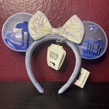 BNWT Disney Star Wars Hoth Minnie Mouse Ears Headband Adult AT-ATs, Snowspeeder picture