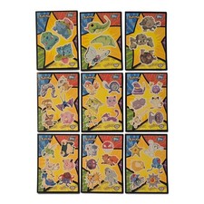 1999 Set of 9 Topps Pokemon The First Movie Stickers Ash Puzzle Cards picture