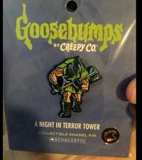goosebumps creepy Company  A Night In Terror Tower Pin Rare Halloween Horror HTF picture