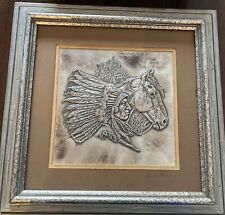 Gordon Phillips Western Silver Relief Wall Art Sculpture, From “The Westerners “ picture