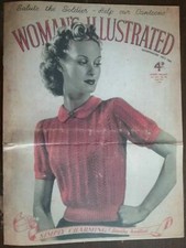 WWII WAR-TIME WOMEN'S ILLUSTRATED WITH ADVERTS & TIPS ON FASION & RECIPES (Repr) picture