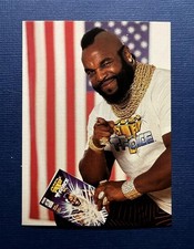 MR. T and THE T-FORCE 1993 NOW COMICS / CALL MR. T / PROMOTIONAL CARD (NM) * picture