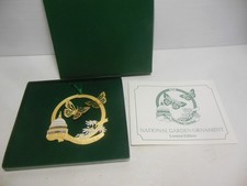 1998 THE NATIONAL GARDEN ORNAMENT Butterflies W/ Box, Paper Limited Edition picture