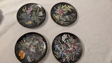 4 Beautiful Carl Schumann Floral Plates German Artistry picture