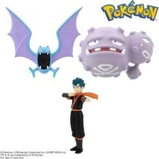 Bandai Pokemon Scale World Koga & Golbat & Weezing Figure Sealed Toy Gift New picture