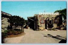 1960 Tarpon Springs Florida Postcard Spongeorama Exhibit Center Theatre Unposted picture