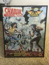 Aerosmith SIGNED Shadowman #19 Promo Poster 17