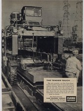 1956 Clark Equipment Ad: Clark Ross Carrier for Castings - Battle Creek, MI picture