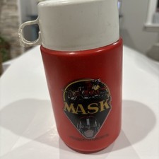 Vintage 1985 M.A.S.K Lunch Box Thermos Only 1985  MASK Toys Cartoon picture