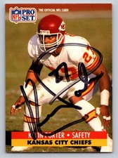 Kevin Porter Autographed 1991 Pro Set NFL Card #187 Kansas City Chiefs Safety picture