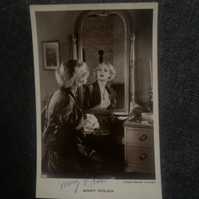 Vintage Mary Nolan Autograph Signature Cinema Postcard picture