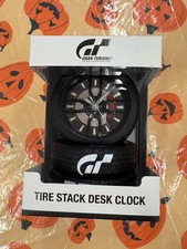 Gran Turismo Tire Stack Desk Clock picture