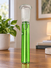 Downstem Glycerin Liquid 14mm Bowl Water Pipe | Joint: 19MM | Green | 3.5