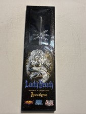 Lady Death Sword Collection Apocalypse Miniature Diamond Select Chaos Comics NIB picture