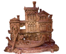 The Great Canals of Venice, Italy Gondola Souvenir Sculpture, Made in Italy picture